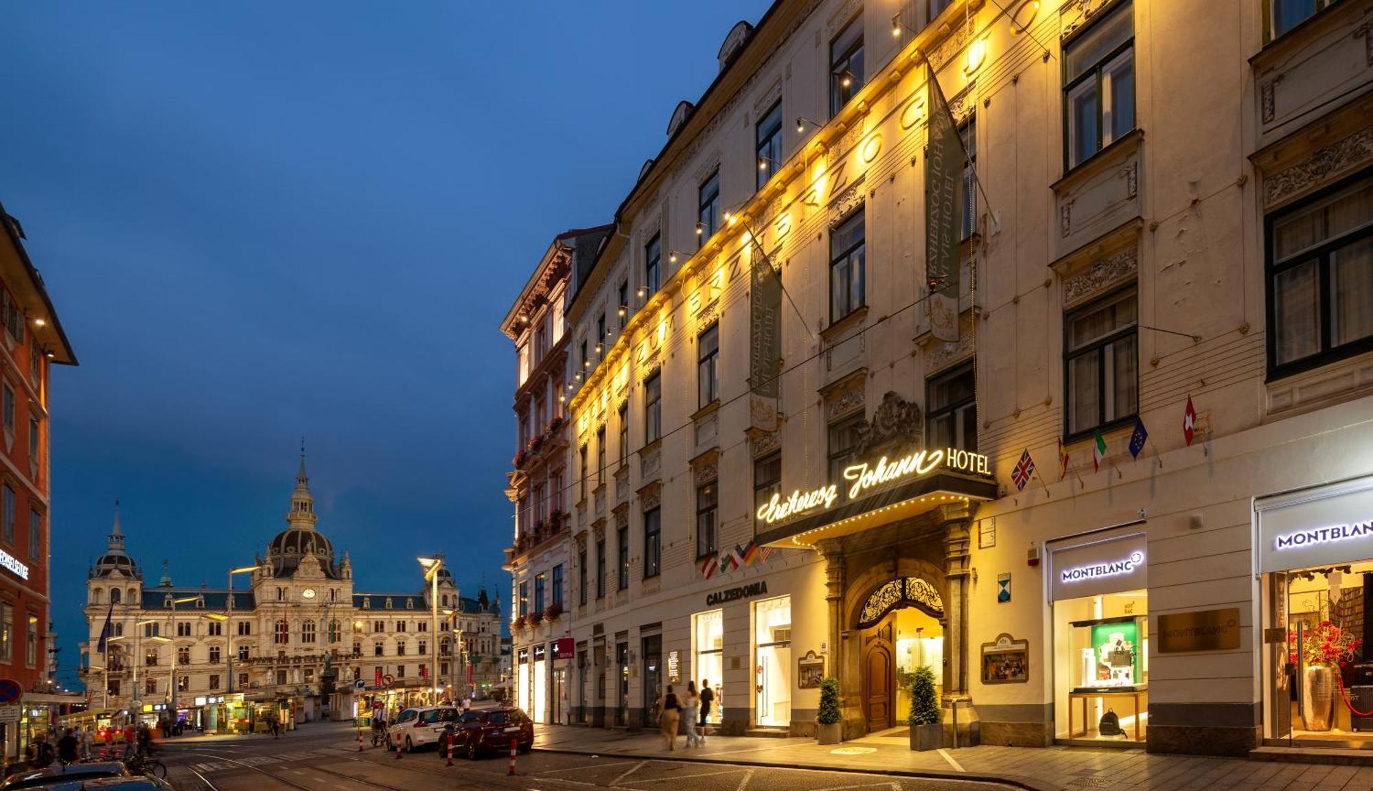 Palais-Hotel Erzherzog Johann Graz Exterior photo